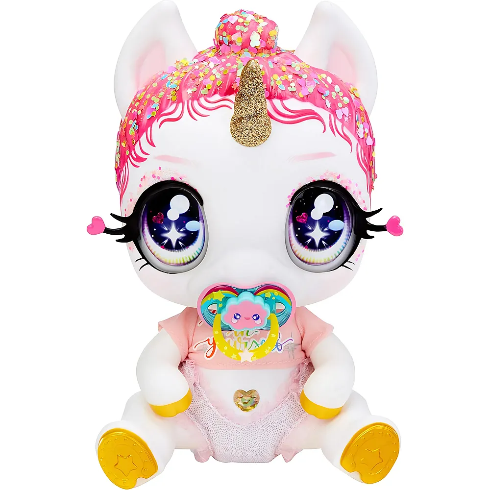 MGA Glitter Babyz Einhorn Lunita Sky 28cm