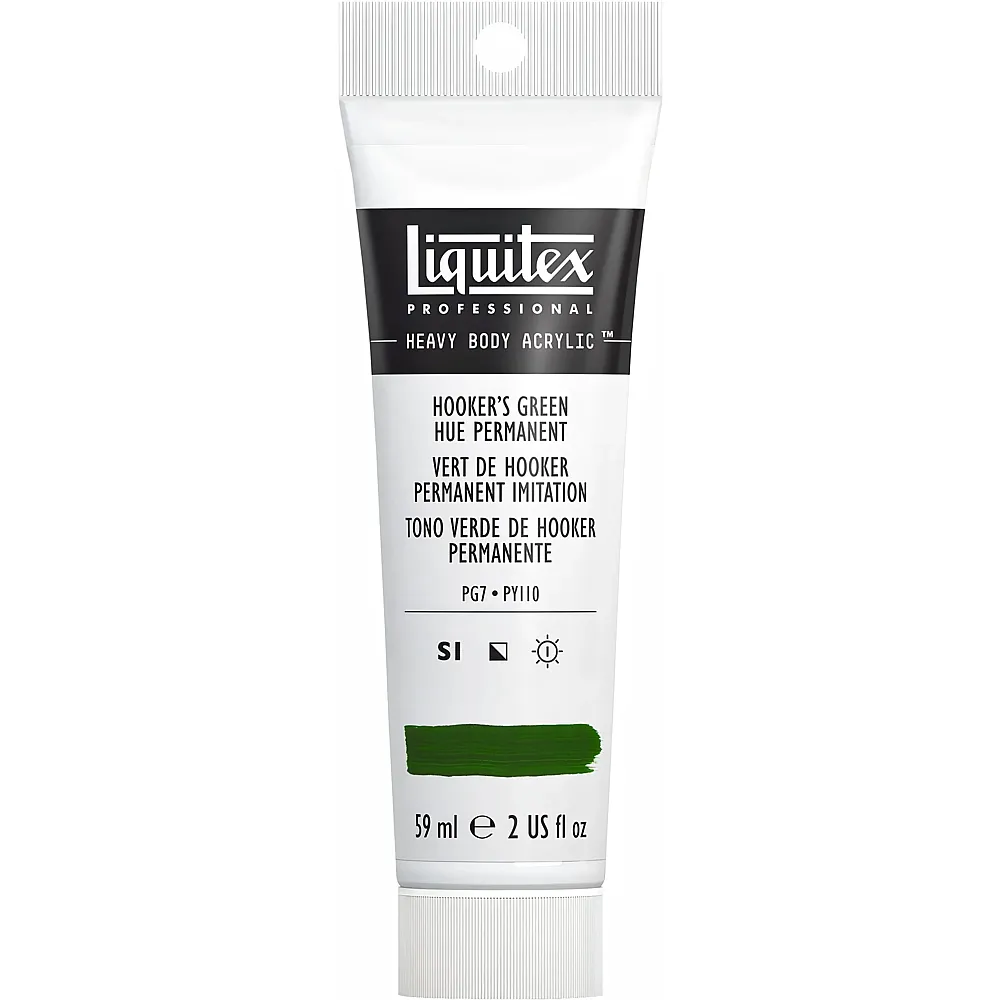 Liquitex Lqx Prof. Heavy Body Acrylfarbe 59ml Tube Hookers Grn Perma