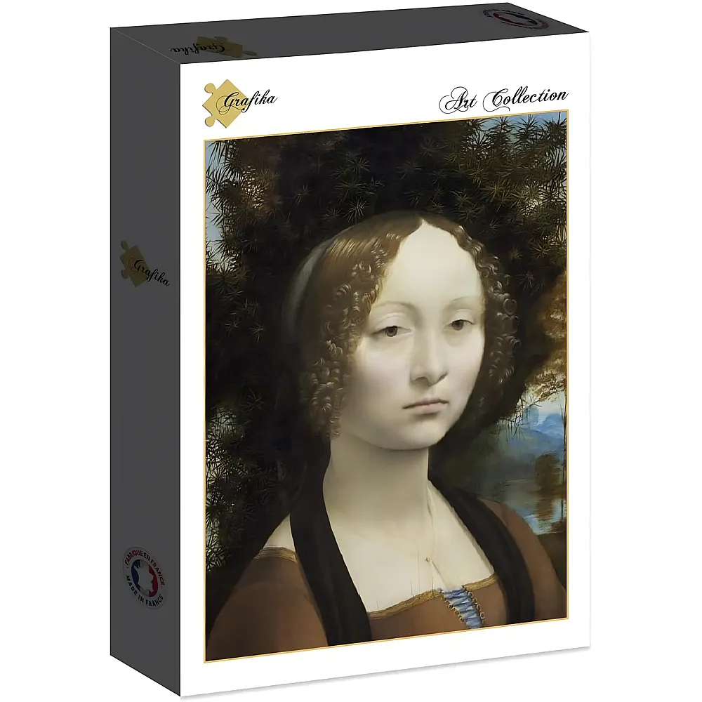 Grafika Puzzle Art Collection Leonardo da Vinci Ginevra de' Benci, 1474-1476 - 2000 Teile