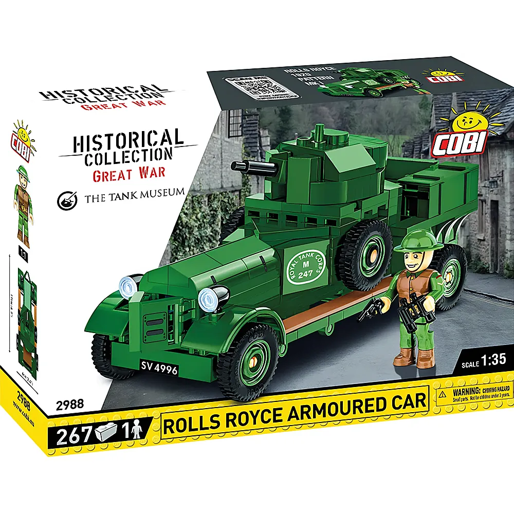 COBI Historical Collection Rolls Royce Armoured Car 2988