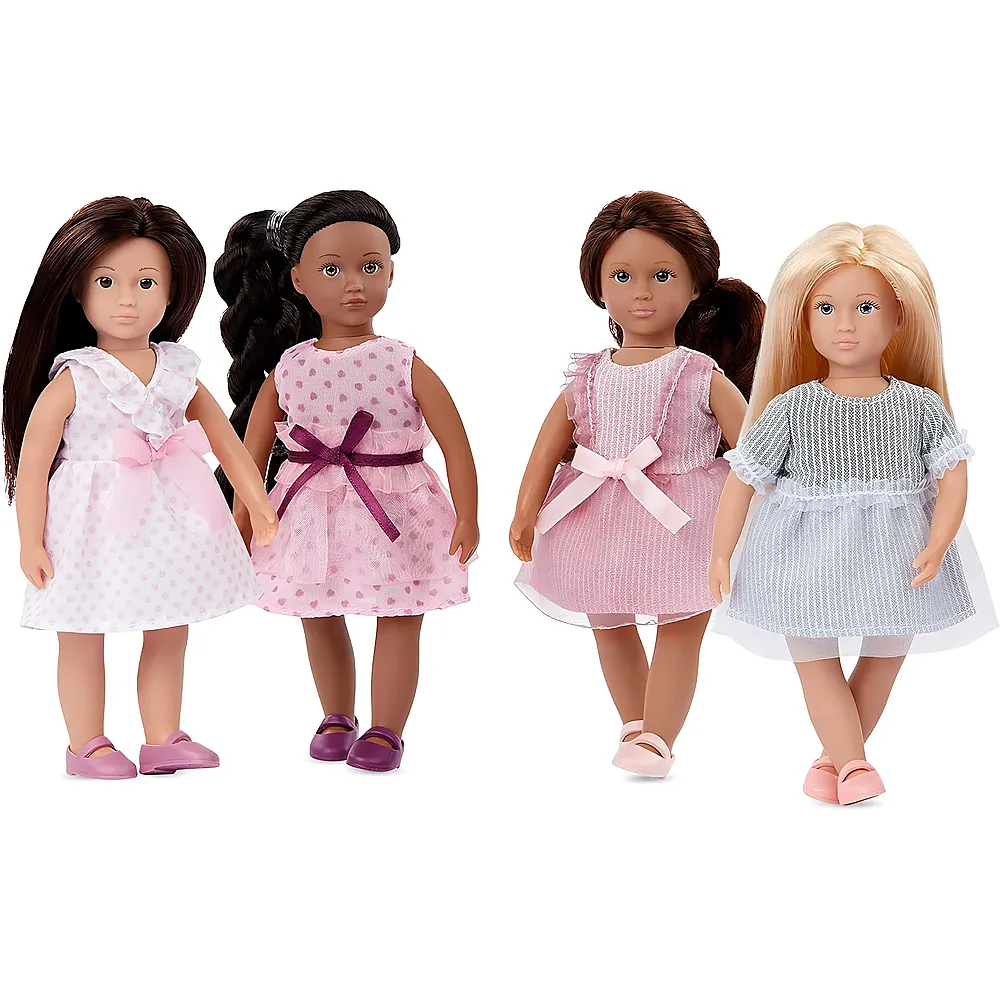 Lori 4er Set Nina, Amaya, Chen & Flora 15cm