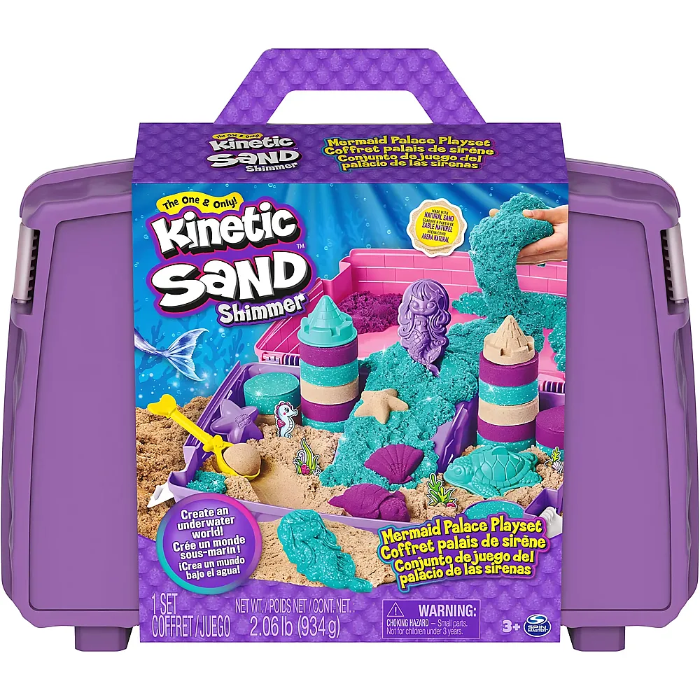 Spin Master Kinetic Sand Meerjungfrauen Koffer - 1000 g
