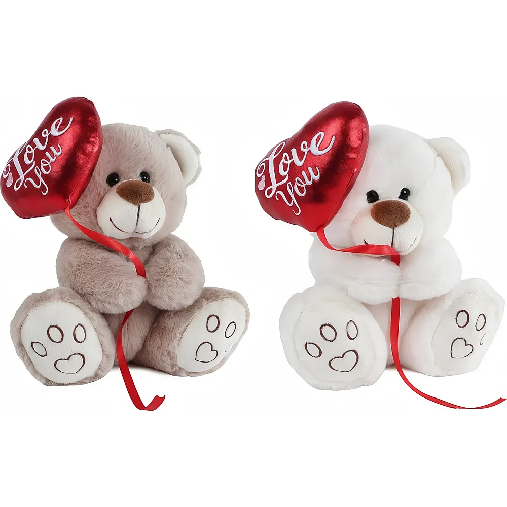 Sombo B�r Pl�sch mit Herz 20cm ass. 2-fach assortiert - Suche