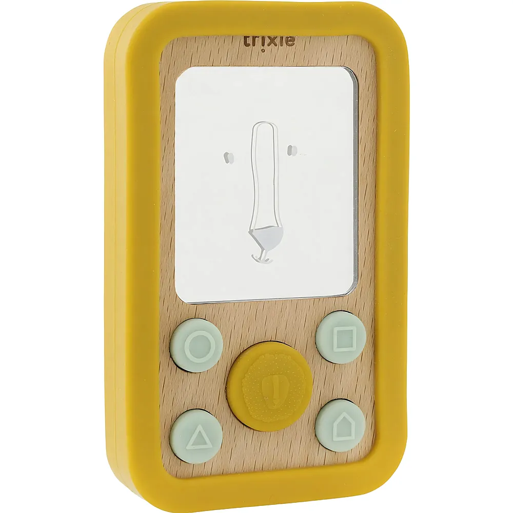 Trixie Mr. L�we Babytelefon aus Holz & Silikon | Lernspielzeug