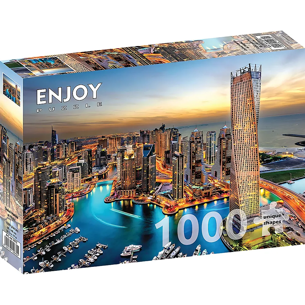 Enjoy Puzzle Dubai Marina at Night - 1000 Teile