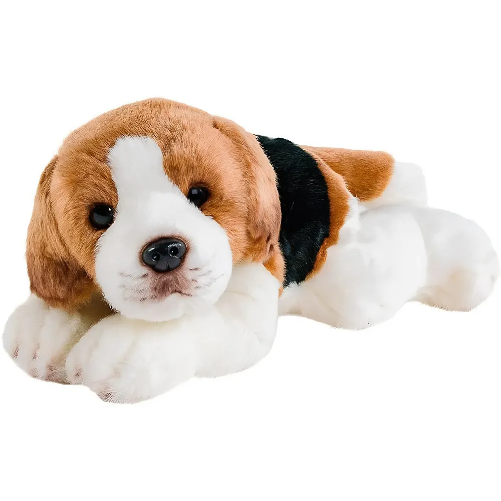 Teddys Rothenburg Hund Beagle liegend - 30 cm - Hunde Pl�sch