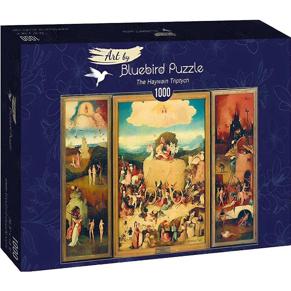 Bluebird Puzzle Hieronymus Bosch - The Haywain Triptych - 1000 Teile