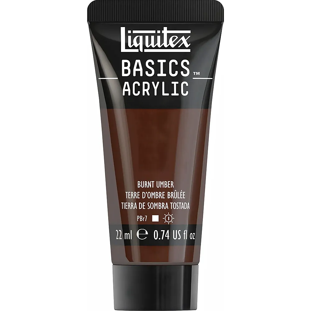 Liquitex Lqx Basics Acrylfarbe 22ml Tube Umbra Gebrannt - Suche