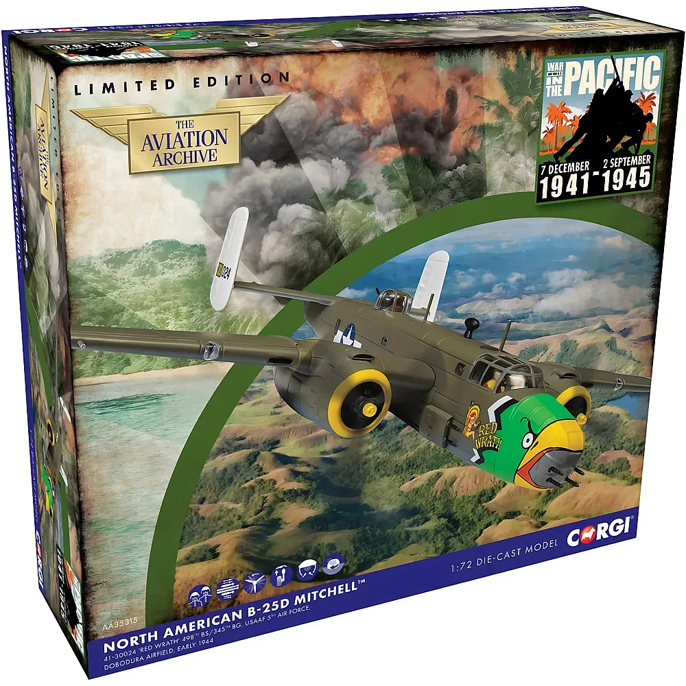 Corgi North American B-25D Mitchell  Red Wrath  1944