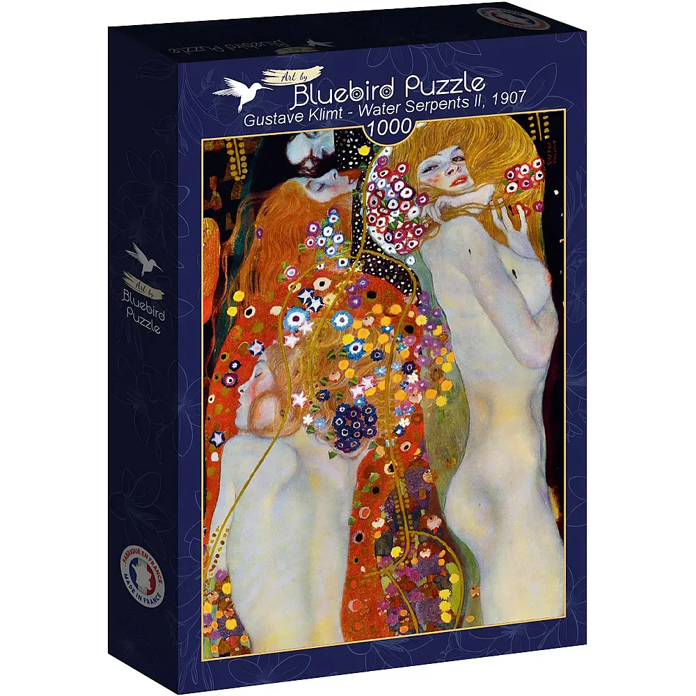 Bluebird Puzzle Gustav Klimt Water Serpents II, 1907 - 1000 Teile