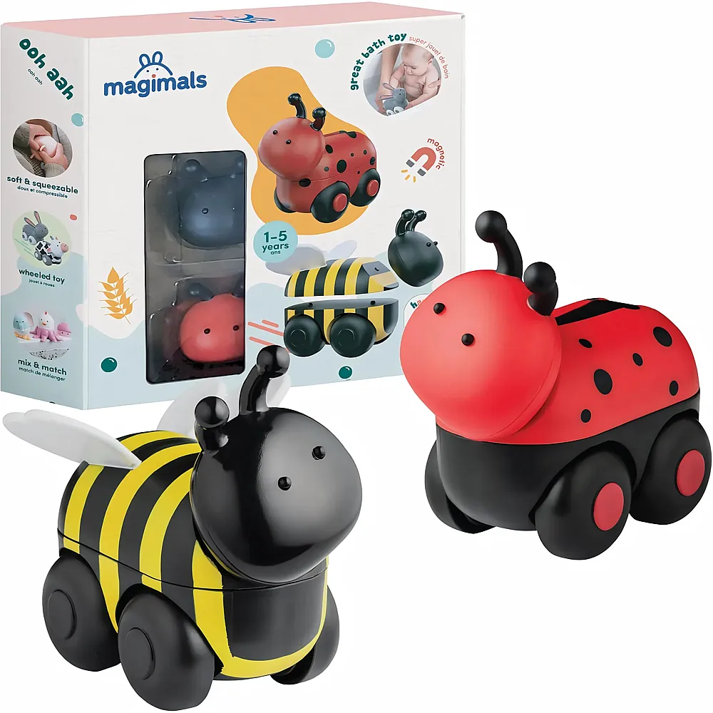 Clics Magimals Insektenbox auf R�dern  6 St�ck.