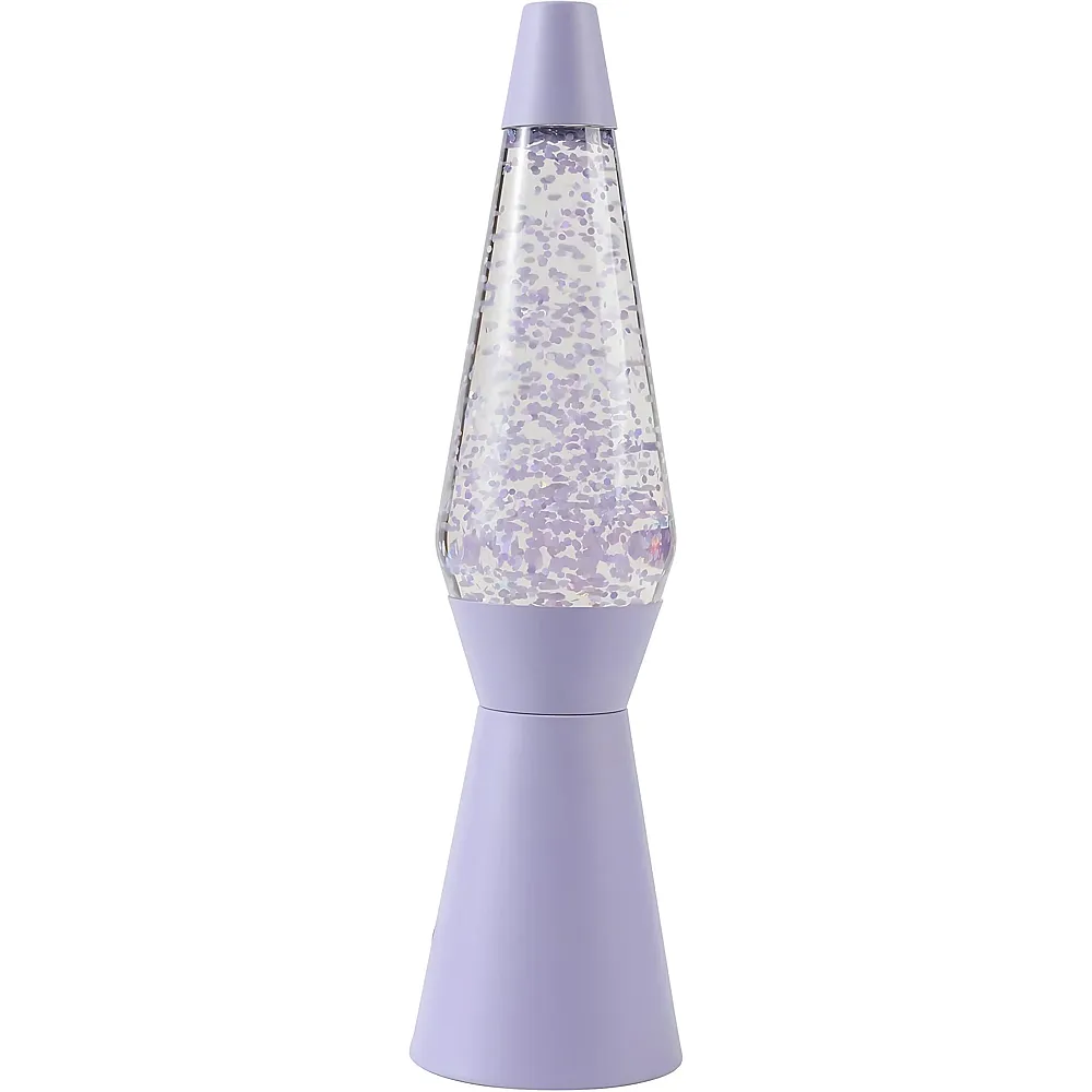 i-total Fl�ssige Lavalampe Lila Pastell Glitter Spaceship - 40 cm