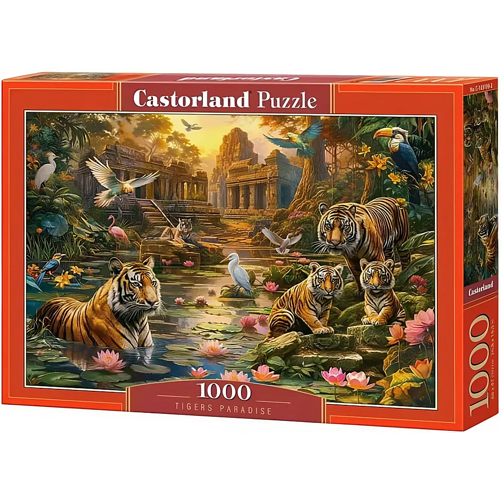 Castorland Puzzle Tigers Paradise - 1000 Teile