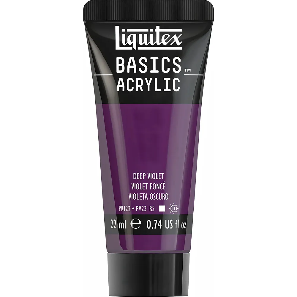 Liquitex Lqx Basics Acrylfarbe 22ml Tube Dunkelviolett