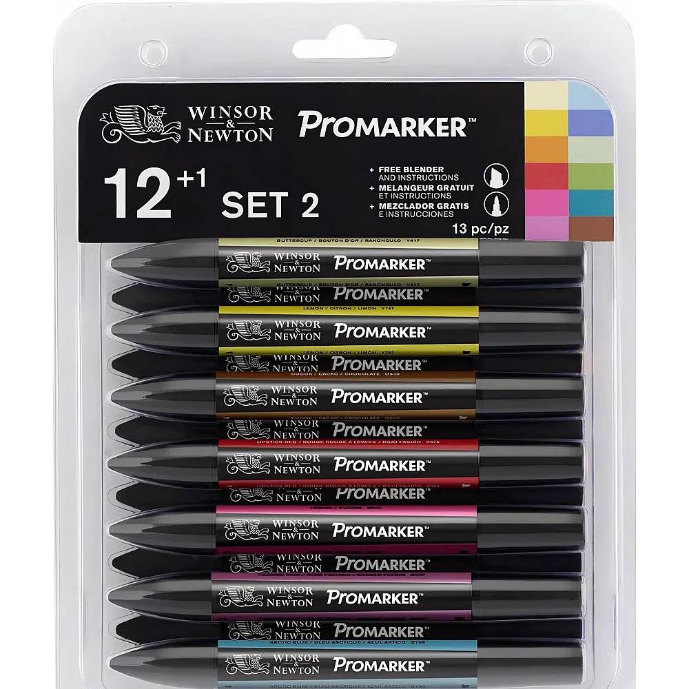 Winsor & Newton W&n Promarker 12+1 Set 2