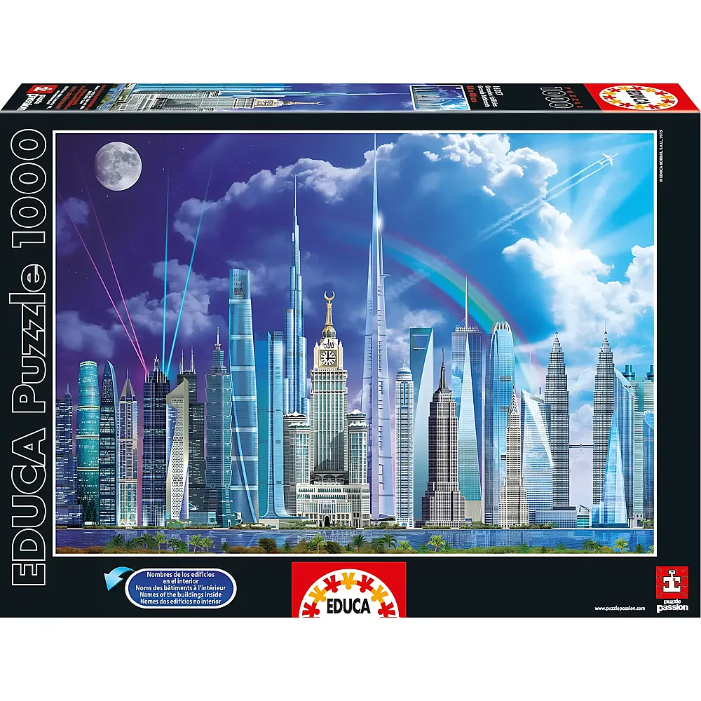 Educa Puzzle Riesengeb�ude - 1000 Teile