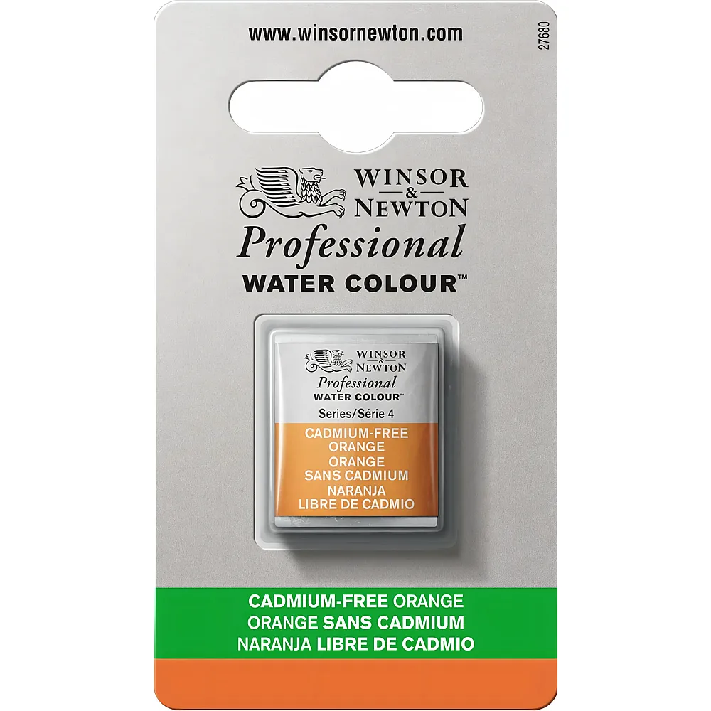 meinspielzeug - Winsor & Newton W&n Prof. Water Colour 1/2 Npfchen Kadmiumfrei Orange