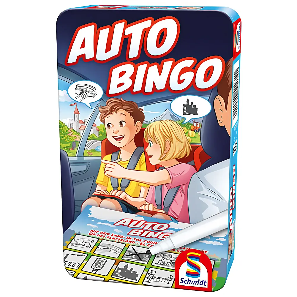 Schmidt Spiele Auto-Bingo Metalldose