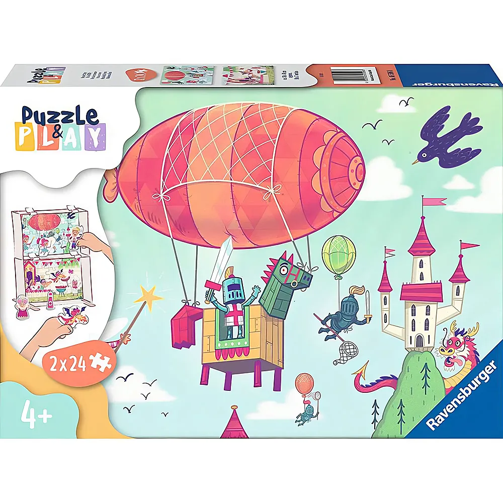 Ravensburger Puzzle & Play Royale Party 2x24