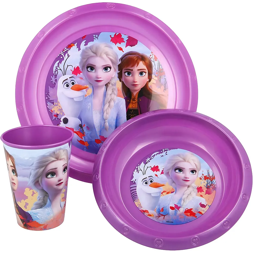 Stor Disney Frozen Geschirrset - 3 Teile