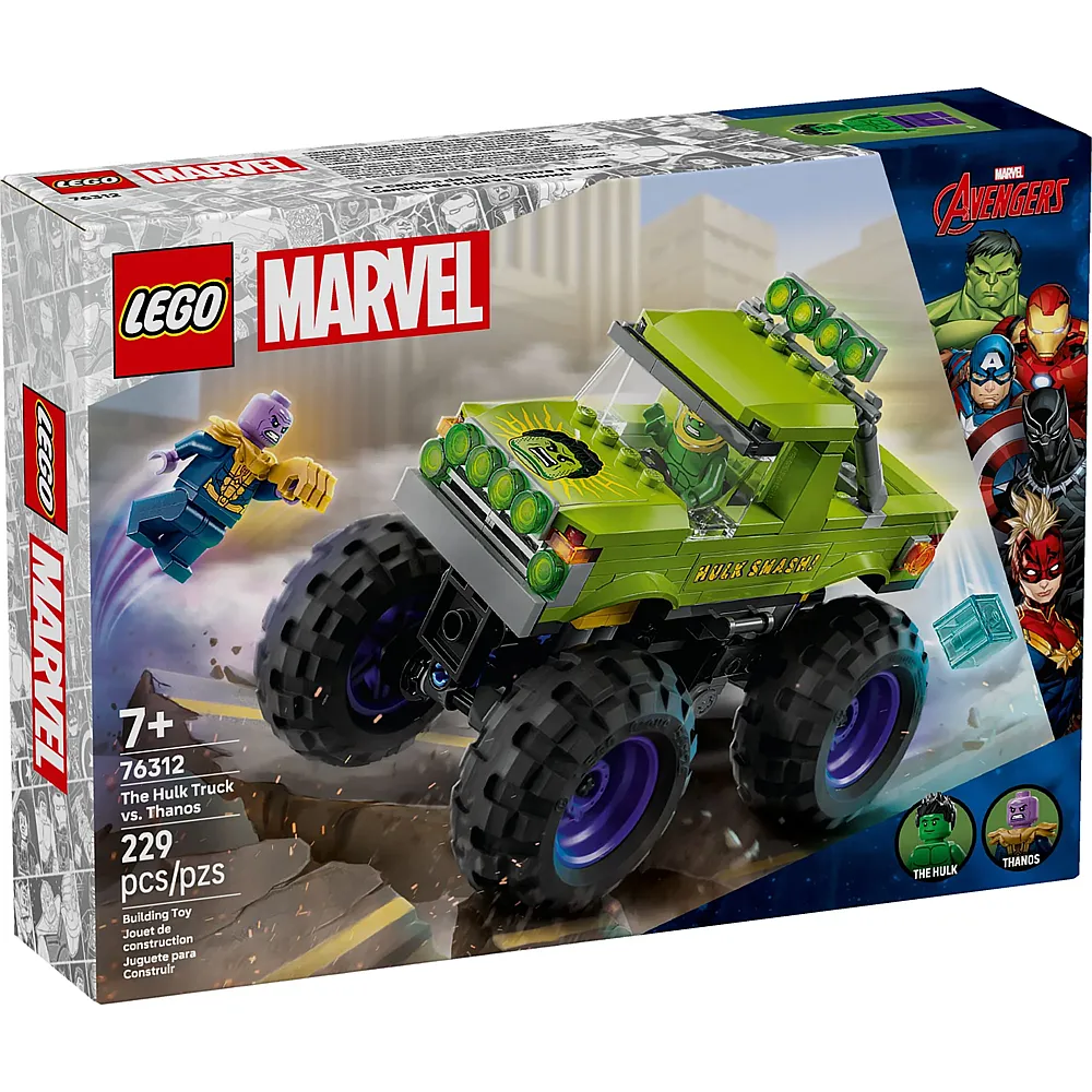 LEGO Marvel Super Heroes Avengers Hulk-Truck vs. Thanos 76312