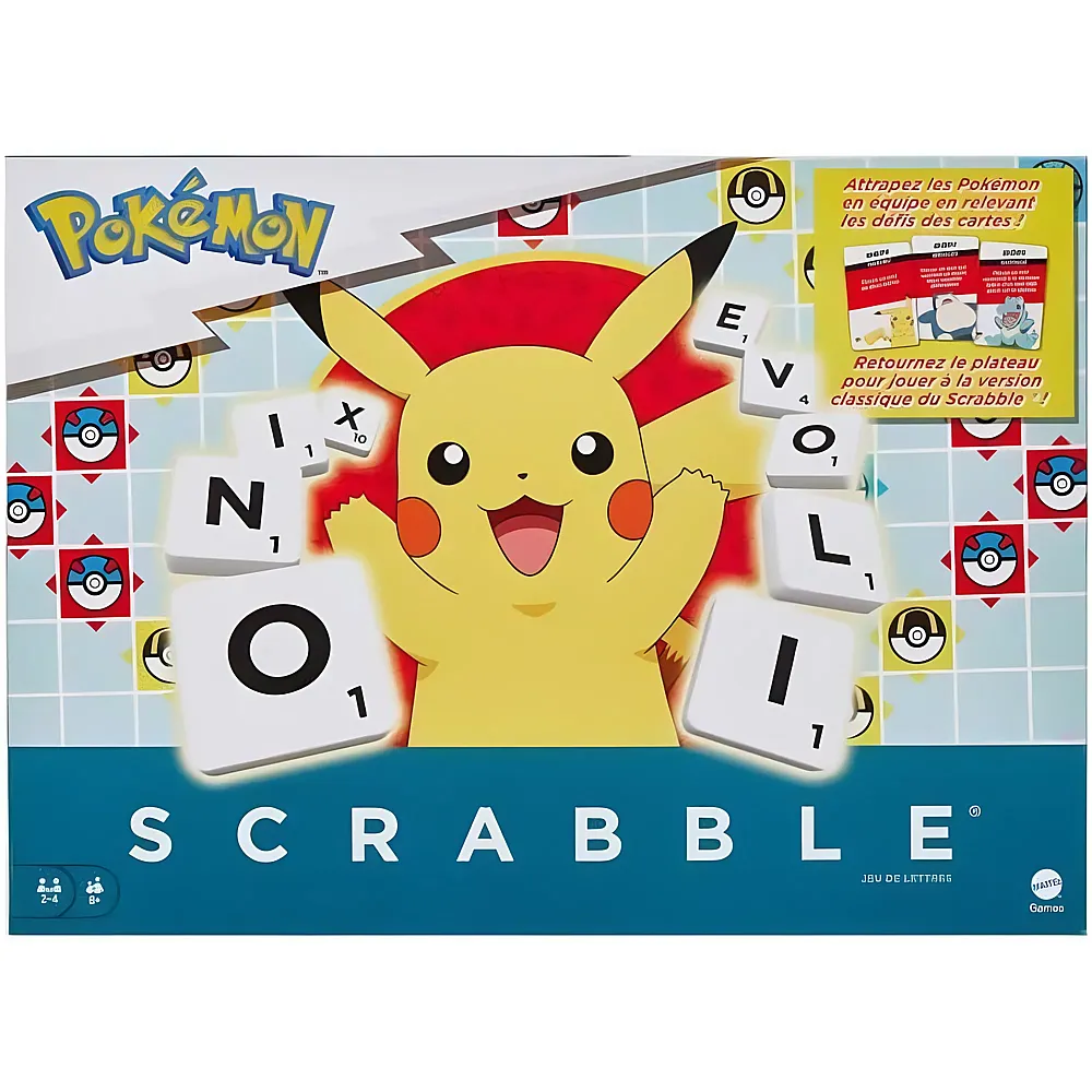 Mattel Games Scrabble Pok�mon FR
