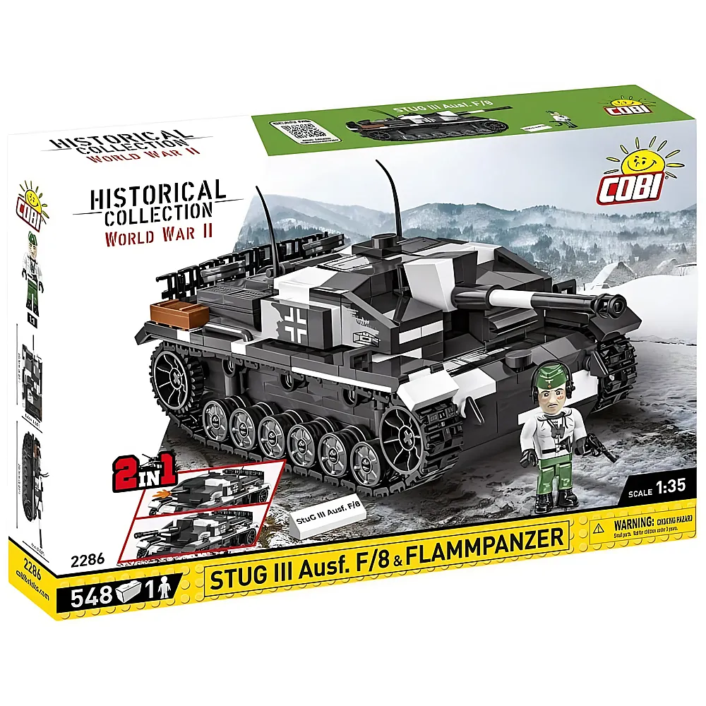 COBI Historical Collection StuG III Ausf. F/8 & Flammpanzer 2286