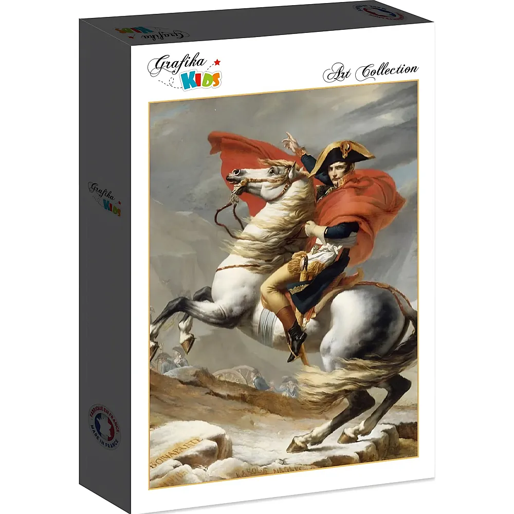 Grafika Puzzle Art Collection Jacques-Louis David Bonaparte beim �berschreiten der Alpen am Grossen Sankt Bernhard - 24 Teile