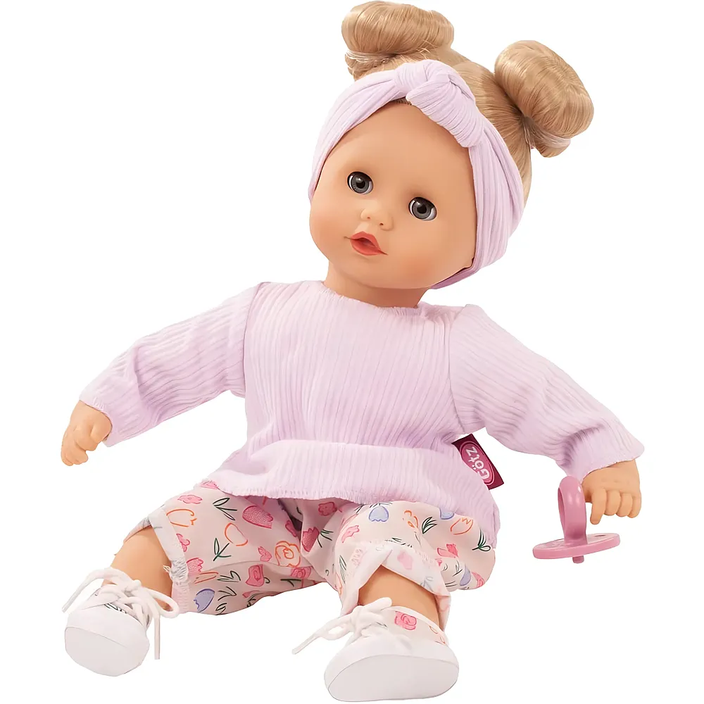 G�tz Muffin Weichk�rperpuppe mit blonden Haaren 33cm
