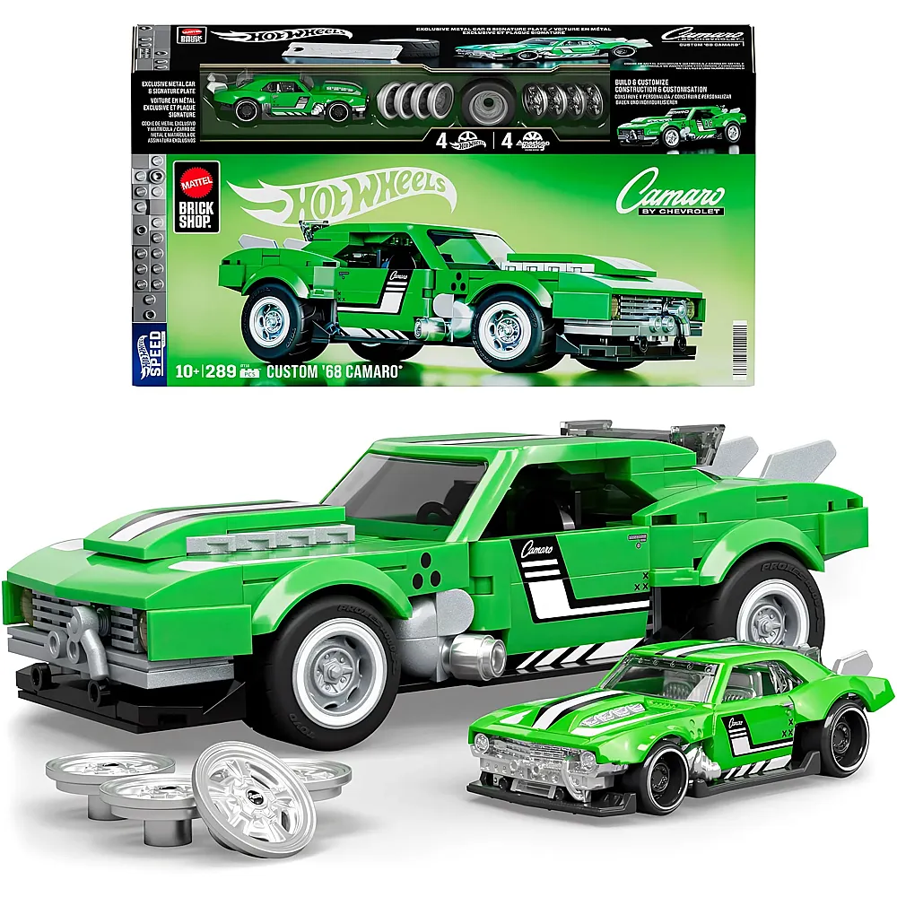 Mattel Brick Shop Chevrolet Speed Serie Camaro 289Teile