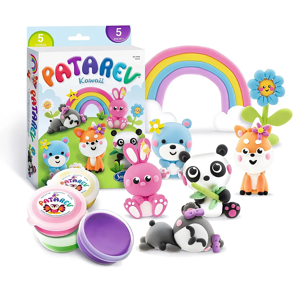 Sentosphere Patarev Kawaii mit 5 T�pfen | Kneten & Formen