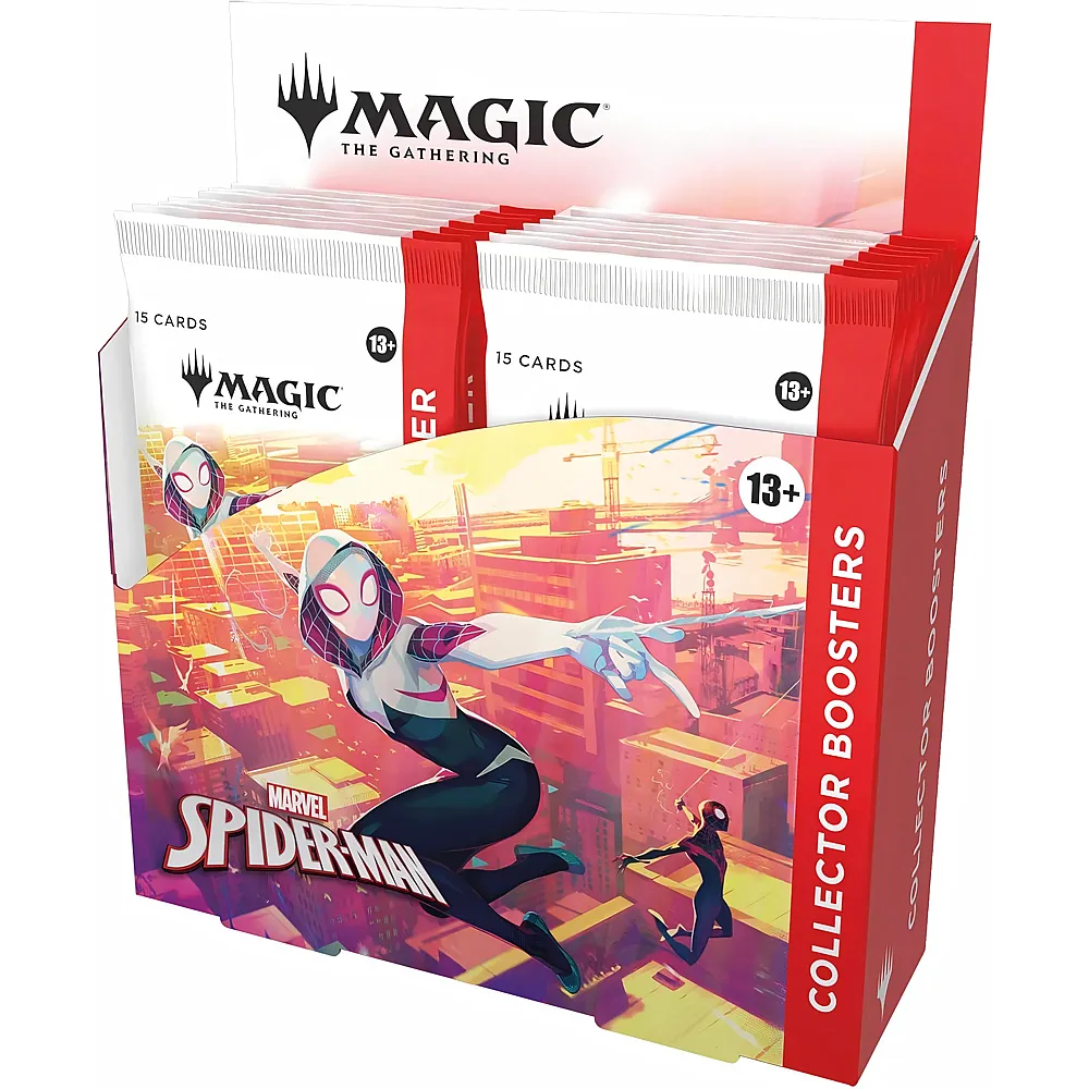 meinspielzeug - Magic The Gathering Marvel's Spider-Man - Collector Booster Box - English Spiderman | Sammelkarten