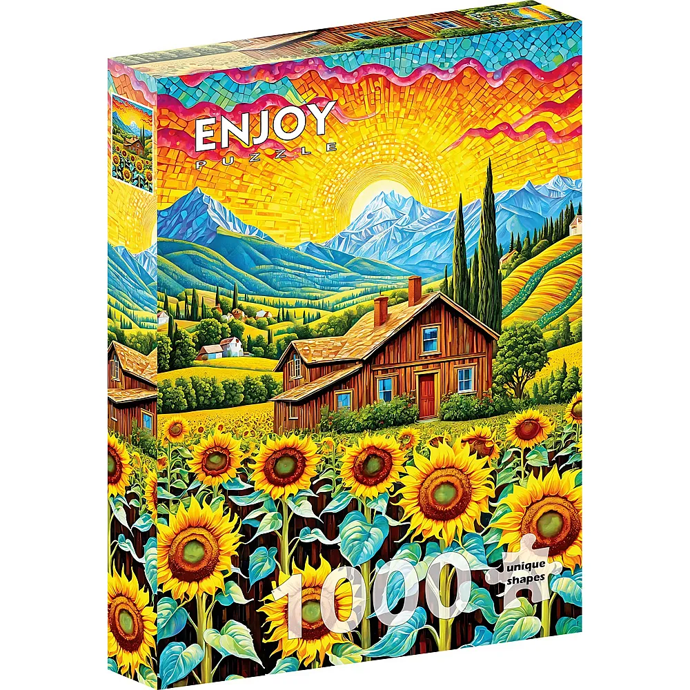 Enjoy Puzzle Sonnenblumenhaus - 1000 Teile