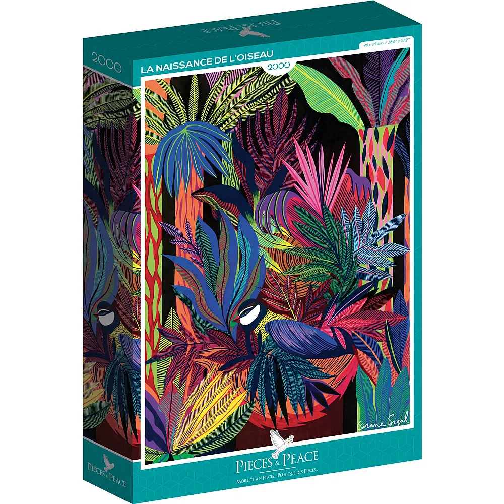 Pieces & Peace Puzzle Sigal Orane La Naissance de l'Oiseau - 2000 Teile