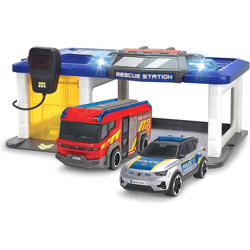 Dickie Rescue Station mit Licht & Sound