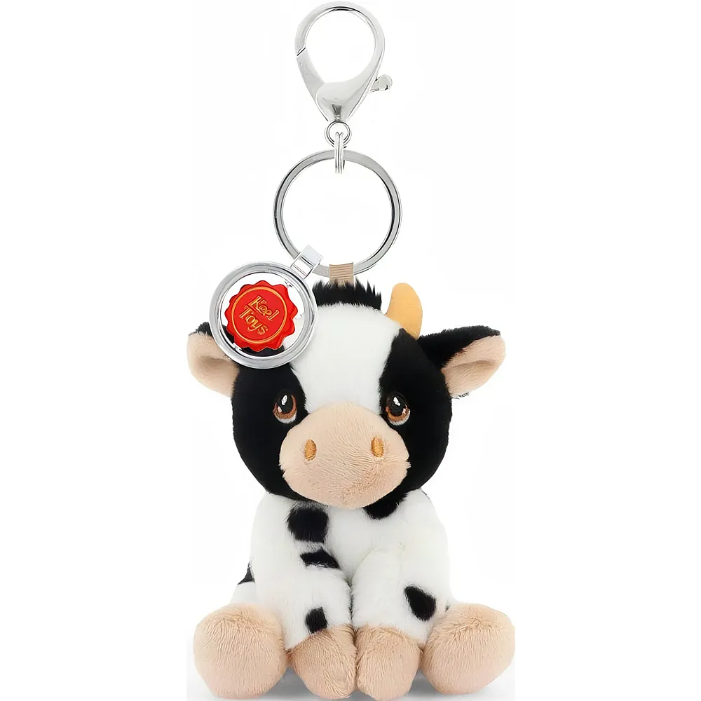 meinspielzeug - KeelToys Keeleco Schl�sselanh�nger Kuh - 12 cm | Accessoires