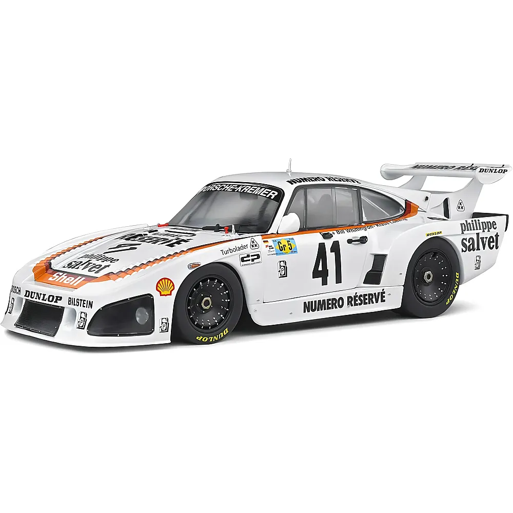 Solido 1:18 Porsche 935 K3 Weiss 41 24h Le Mans 1979