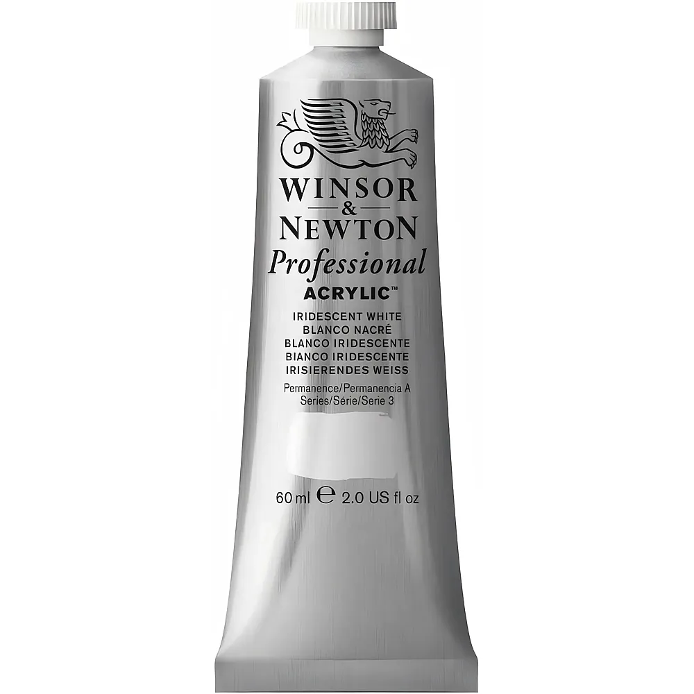 Winsor & Newton Professional Acrylic Acrylfarbe Irisierendes Weiss - 60 ml
