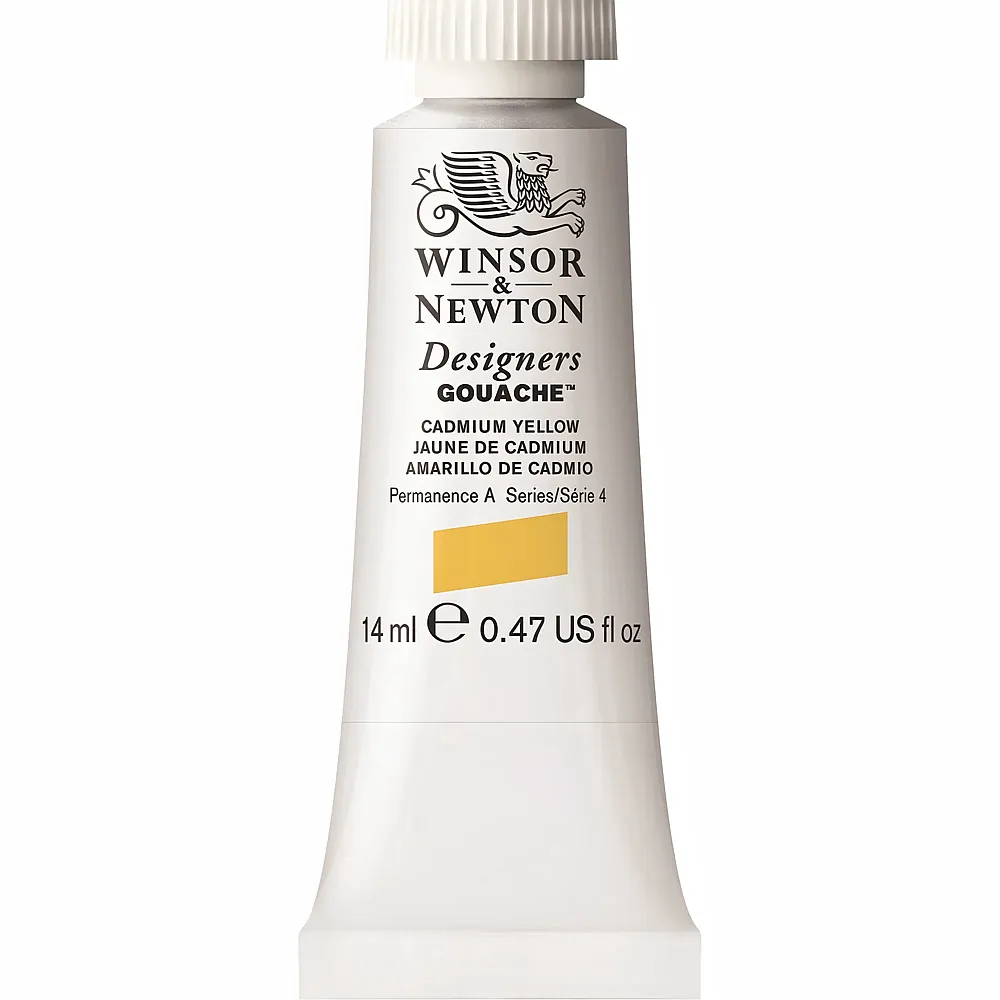 meinspielzeug - Winsor & Newton W&n Designers Gouache 14ml Tube Kadmiumgelb