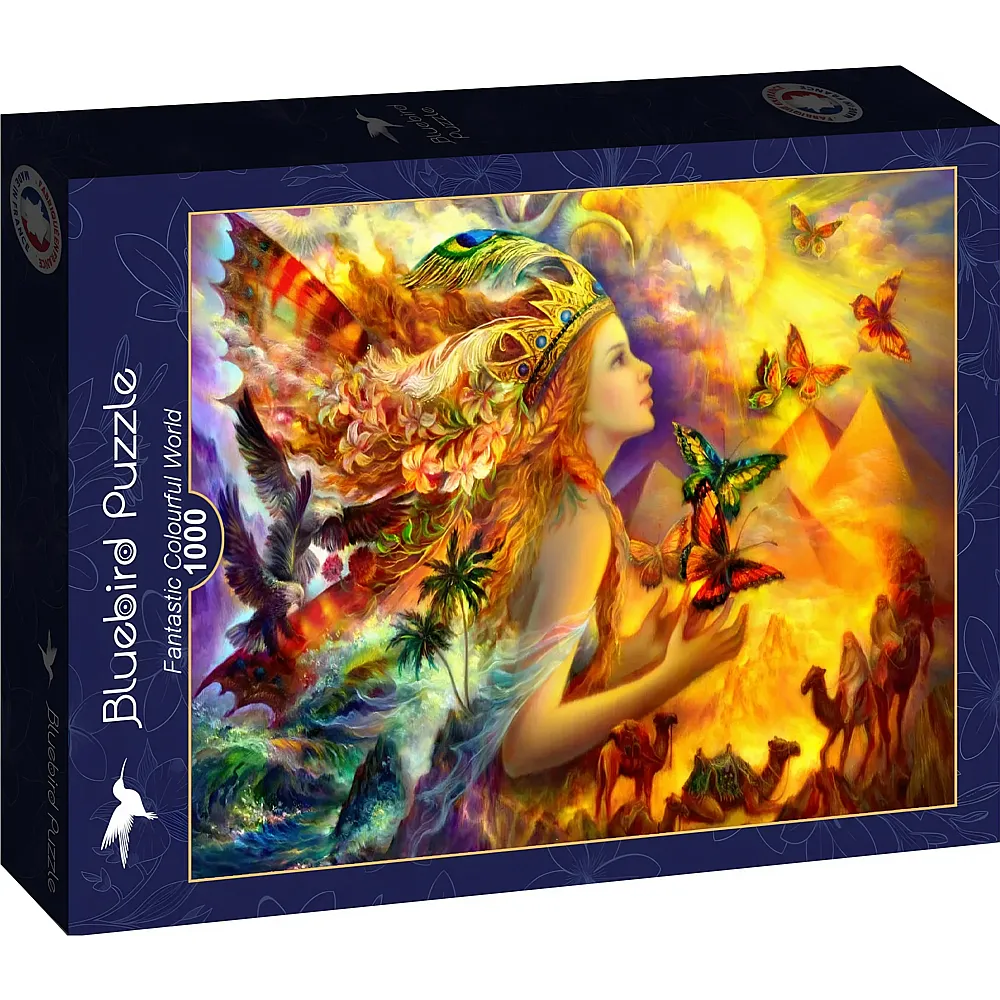 Bluebird Puzzle Fantastic Colourful World - 1000 Teile