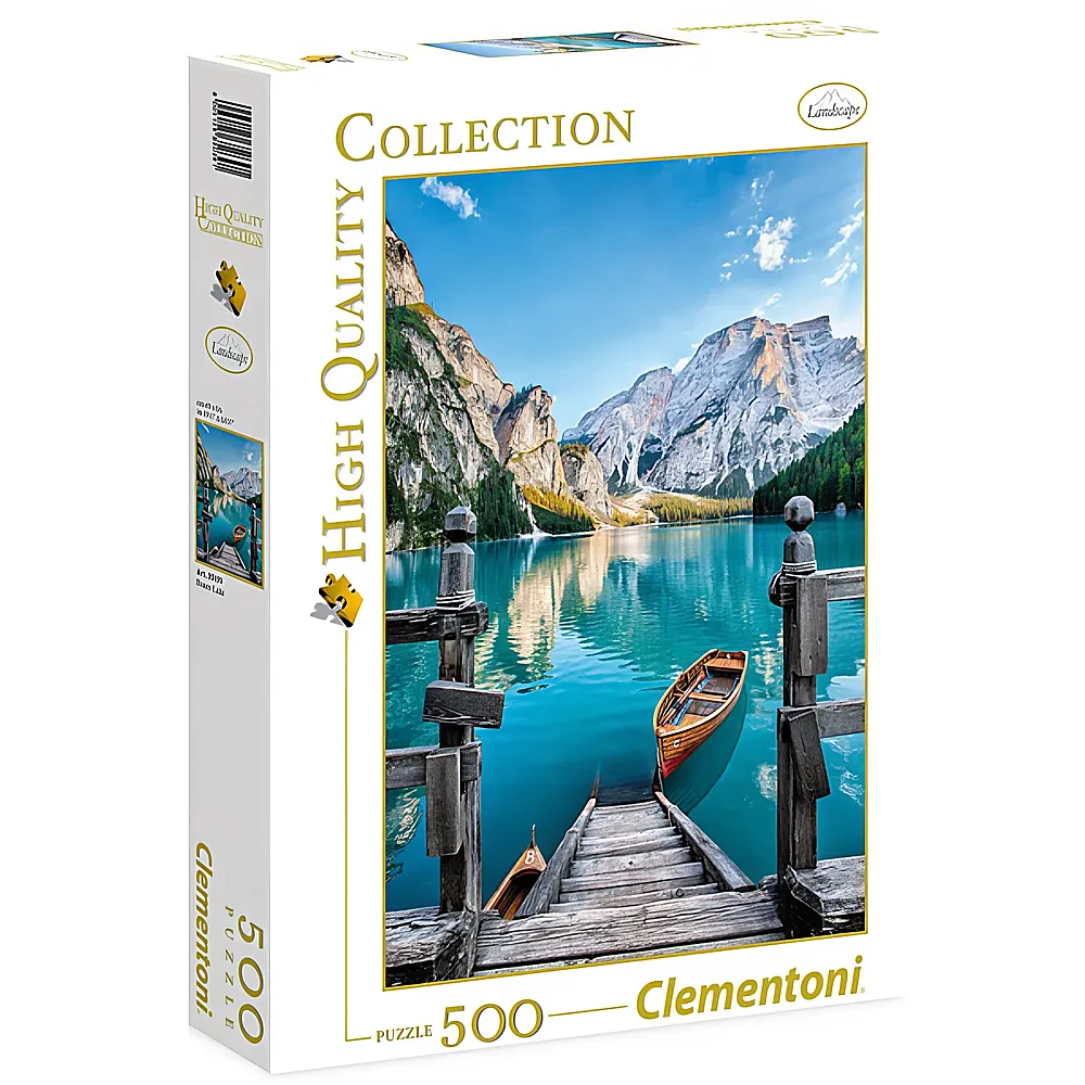 Clementoni Puzzle High Quality Collection Pragser Wildsee 500Teile
