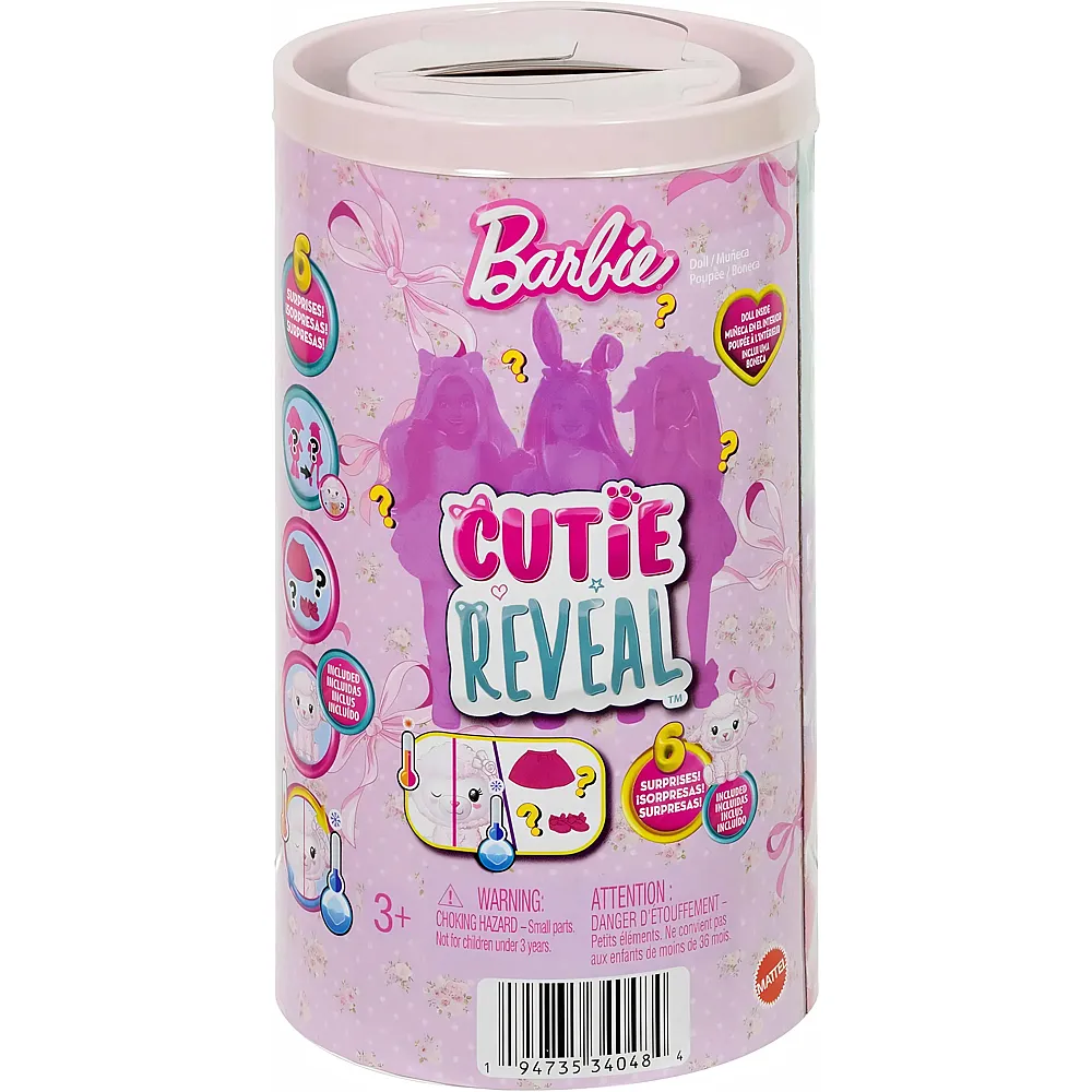 Barbie Cutie Reveal Gl�cksb�rchis kleine Chelsea-Puppe und Zubeh�r, Serie 2