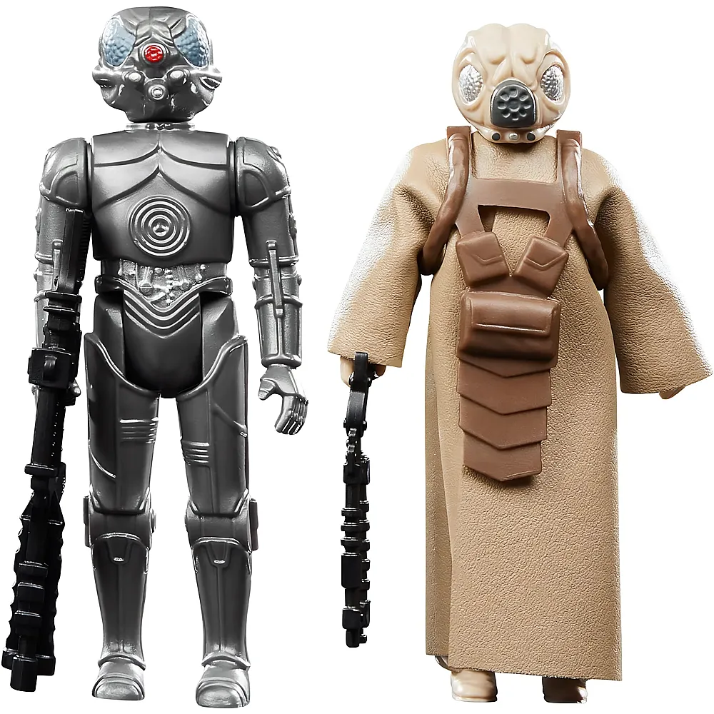 meinspielzeug - Hasbro Star Wars 2er-Pack Retro Collection 4-LOM & Zuckuss - 9,5 cm | Actionfiguren