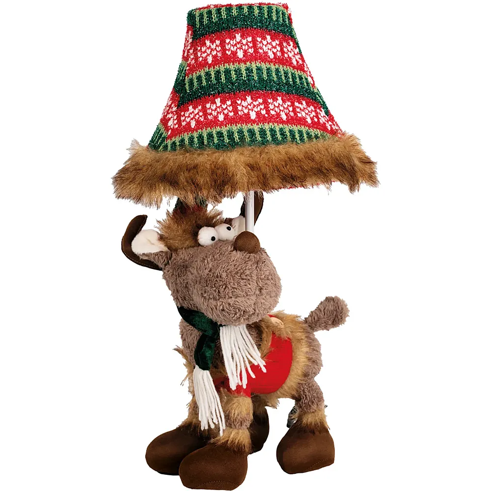 Happy Lamps Design-Tischleuchte Rudi das lustige Rentier | Nachtlichter & Lampen