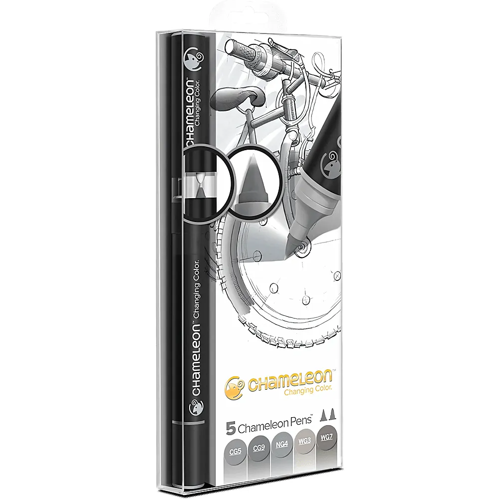 Chameleon 5-pen Gray Tones Set