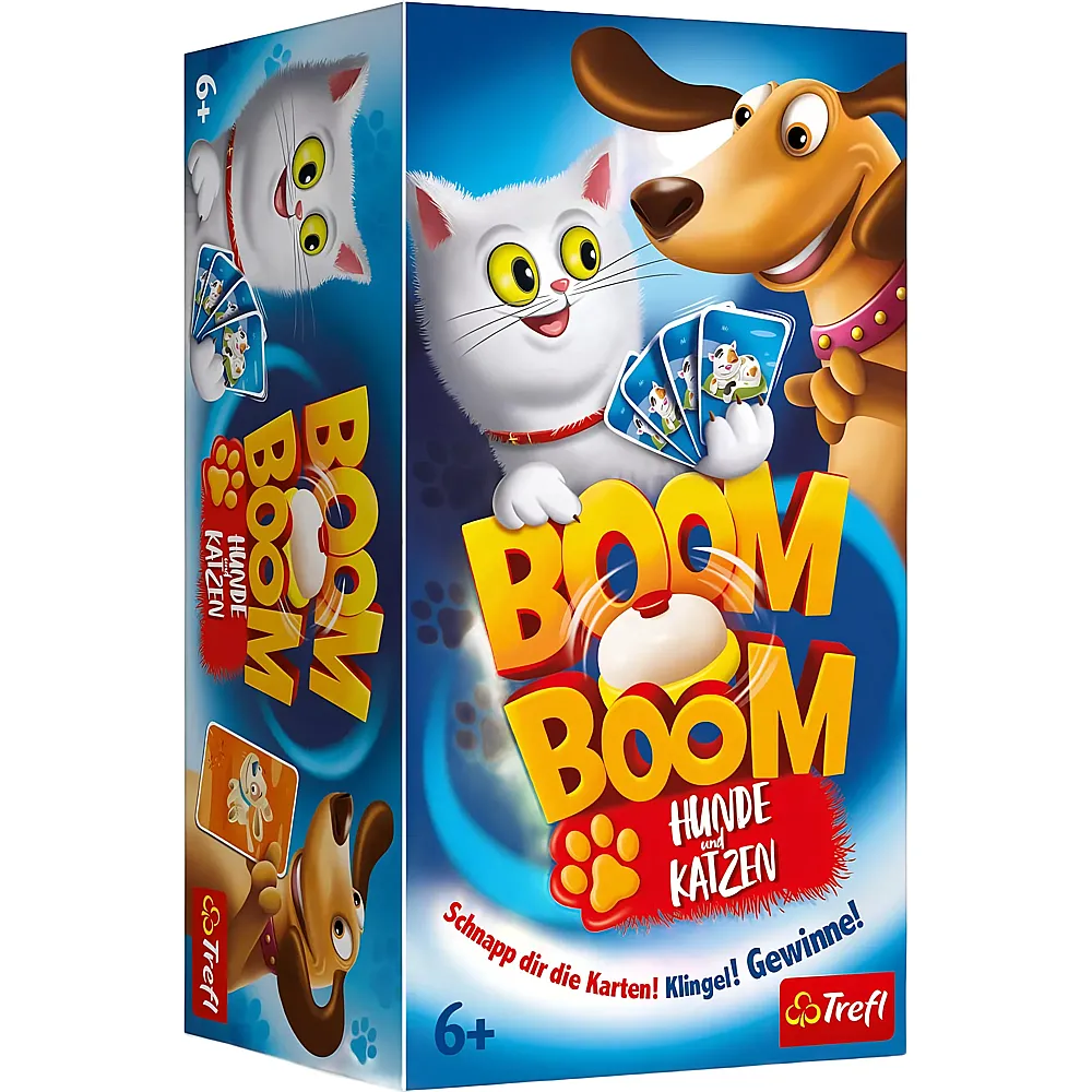 meinspielzeug - Trefl Spiele Boom Boom Hunde und Katzen | Kinderspiele
