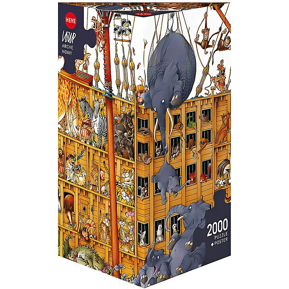 Heye Puzzle Triangular Arche Noah - 2000 Teile