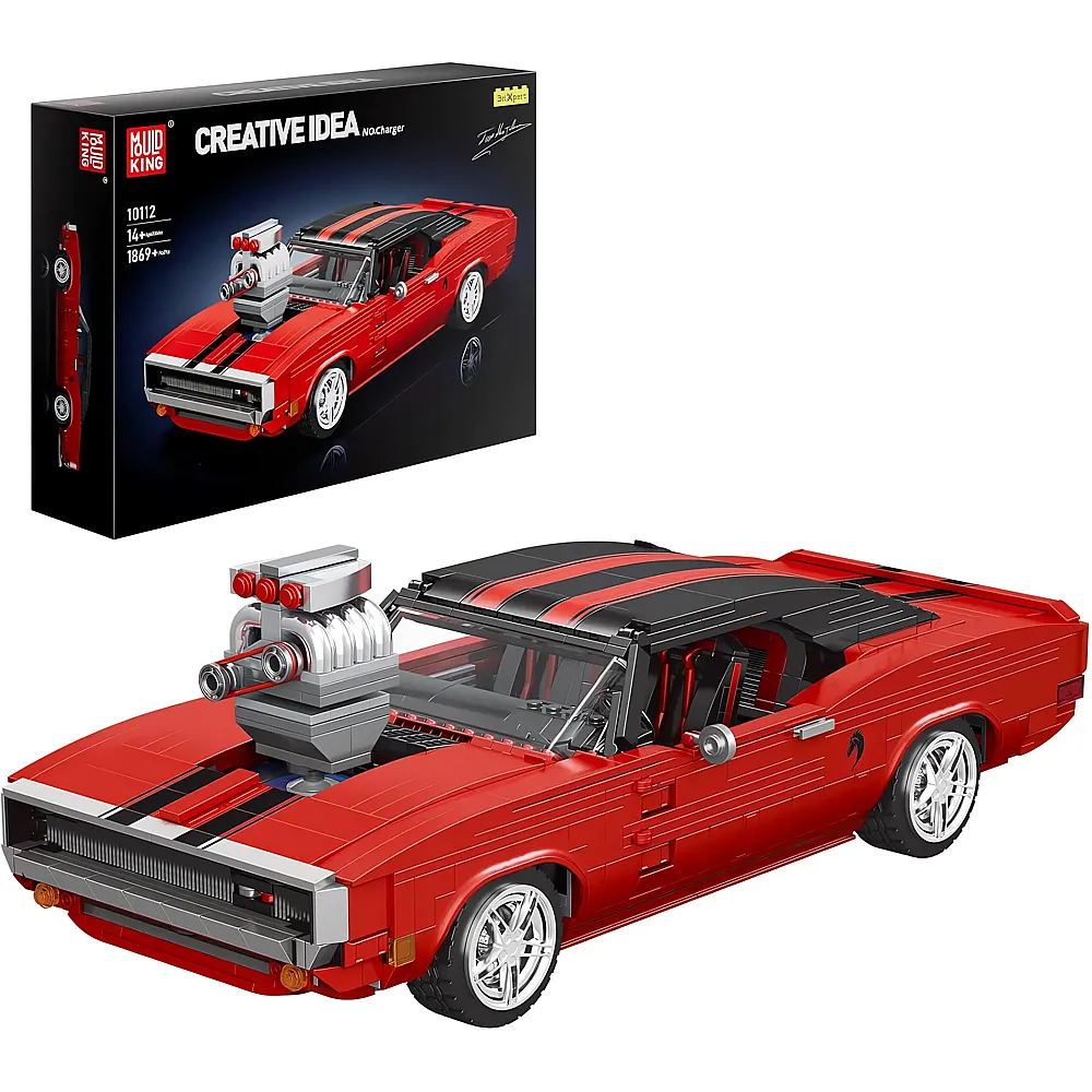 Mould King Creative Idea Supersportwagen Speed Champion statische Version 10112 - Klemmbausteine Fahrzeuge