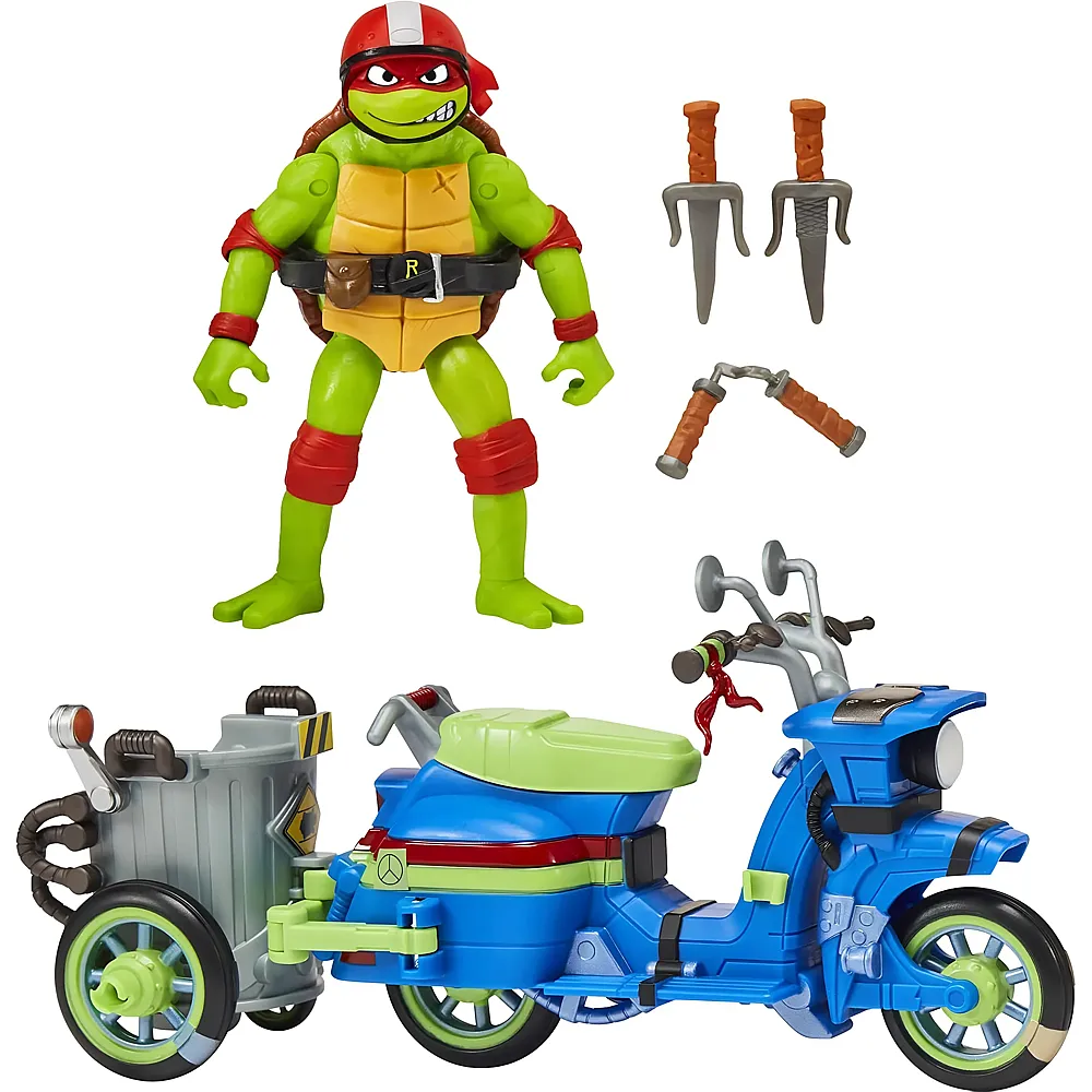 Playmates TMNT Battle Cycle Scooter mit Raphael