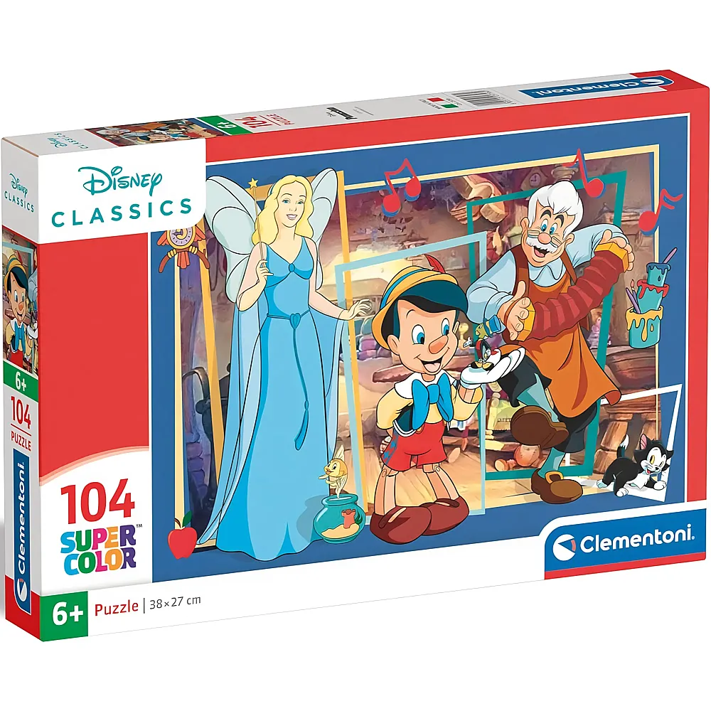 Clementoni Puzzle Pinocchio - 104 Teile